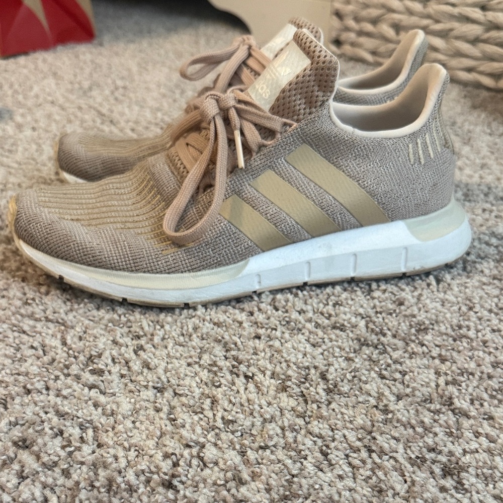 Adidas Tan Knit Sneakers